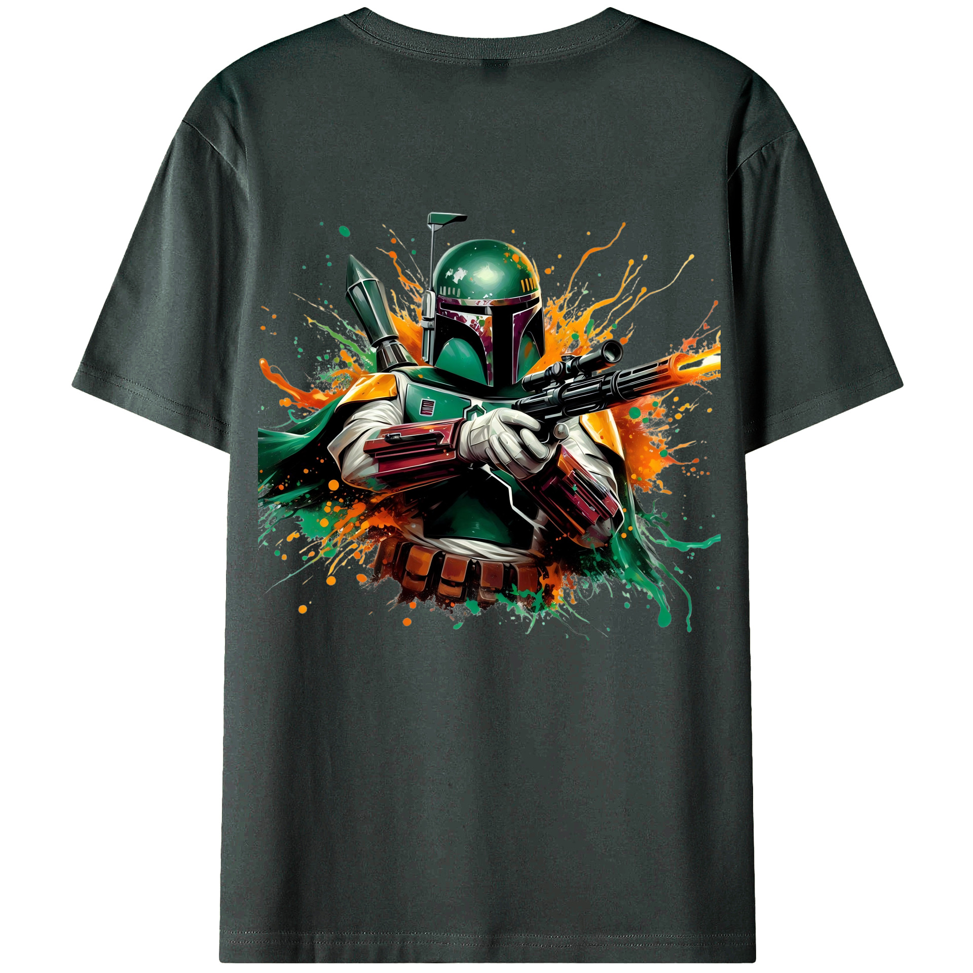 （画像用） スター・ウォーズ Star Wars 綿100％ メンズ半袖Tシャツ（バックプリント） 通気性